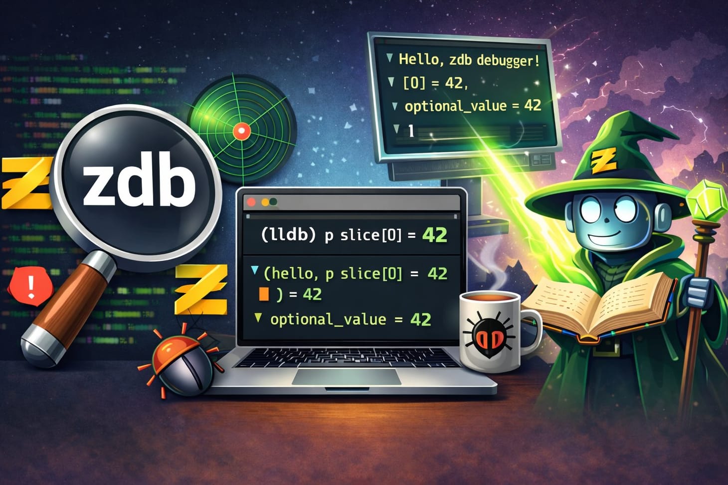 Hacking LLDB for a great Zig debugging experience